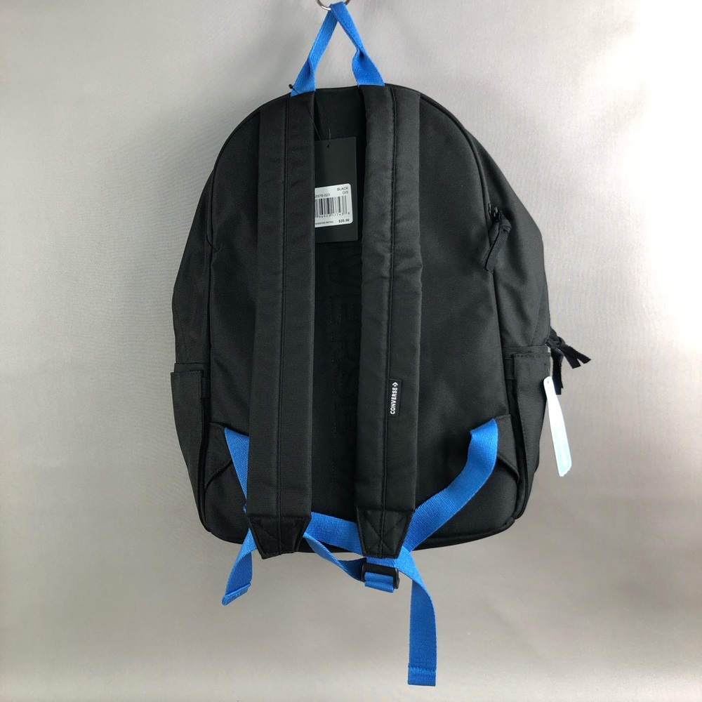 Converse Varsity Black Backpack with Blue Accents - Picture 3 of 5